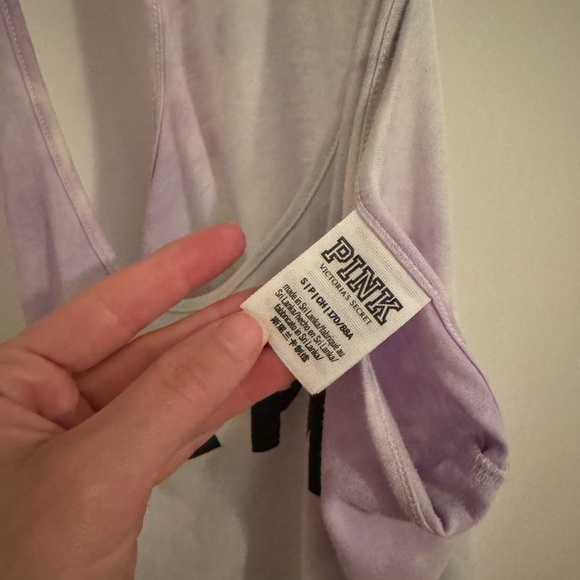 PINK Victoria's Secret Women's Tie-Dye Tank Top in Size Small - Picture 3 of 7